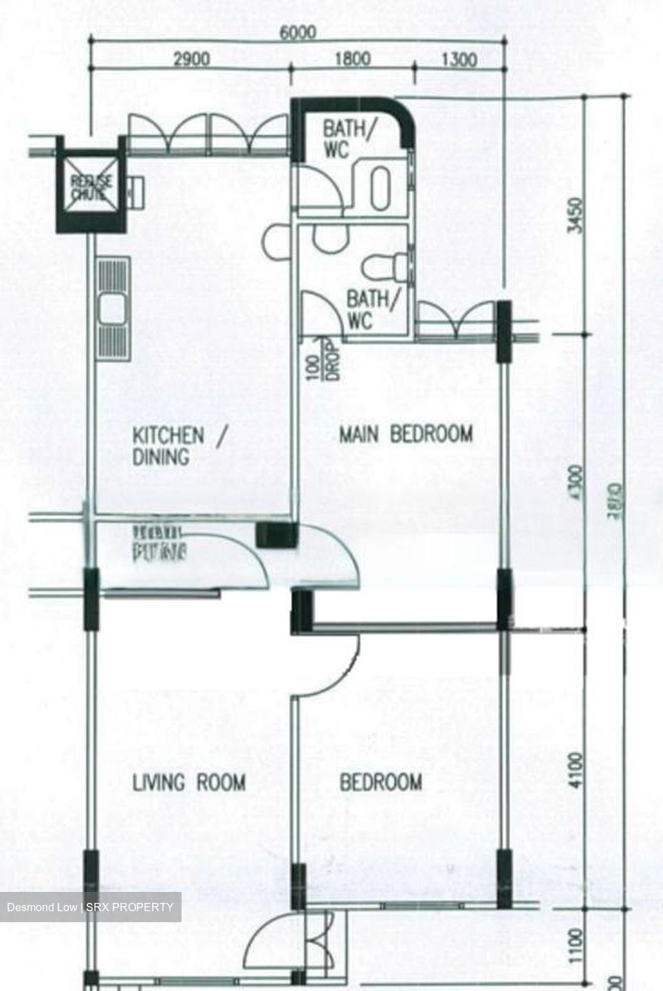 Blk 114 Hougang Avenue 1 (Hougang), HDB 3 Rooms #456379821